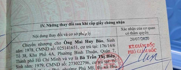 Giá siêu mềm 1.1 tỷ, Bán đất diện tích chuẩn là 524m2 vị trí mặt tiền ngay Hắc Dịch, Phú Mỹ, hướng Đông vị trí siêu đẹp-02