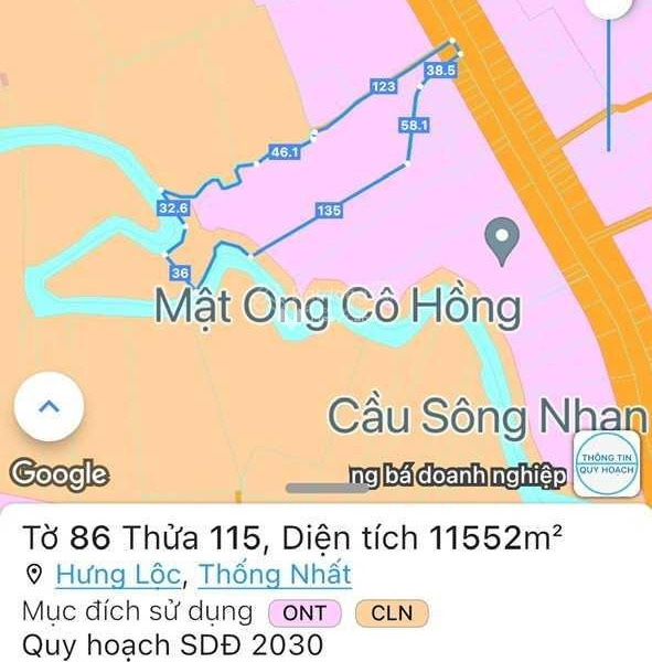 Vị trí đặt ngay Hưng Lộc, Thống Nhất bán đất giá bất ngờ 36 tỷ diện tích là 20000m2-01
