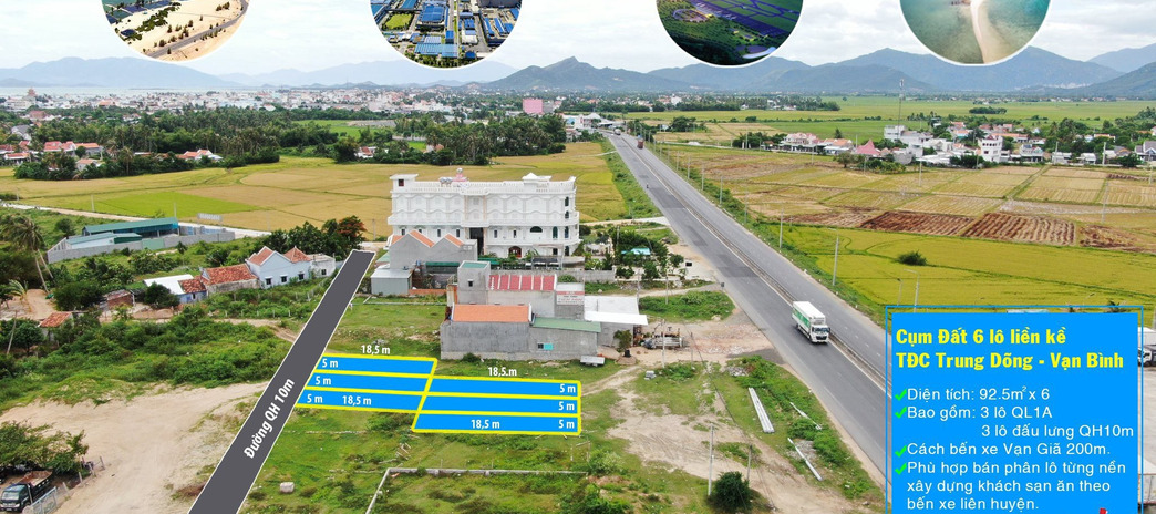 Bán đất mặt Quốc lộ 1A tái định cư Vạn Bình - Vạn Ninh -Khánh Hòa