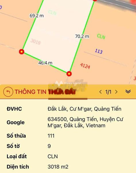 Bán đất diện tích quy đổi 3018m2 vị trí đẹp tọa lạc gần Quảng Tiến, Cư M'gar-01
