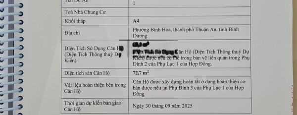 Bán chung cư căn hộ tổng quan gồm Đầy đủ vị trí đẹp ngay ở Thuận An, Bình Dương bán ngay với giá cực kì tốt chỉ 2.85 tỷ-03