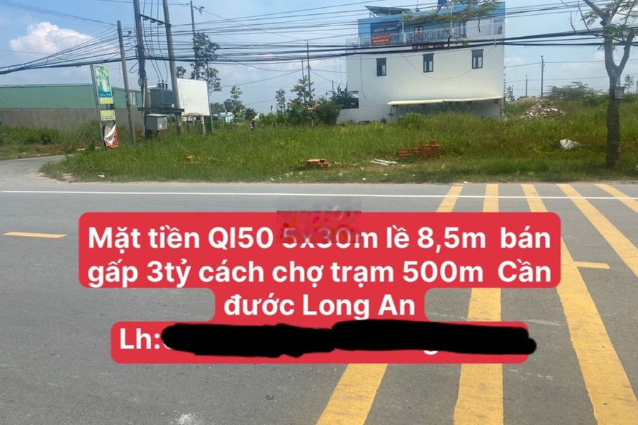 Đất mt QL50 kinh doanh mua bán 154m2 ngộp bán lỗ -01