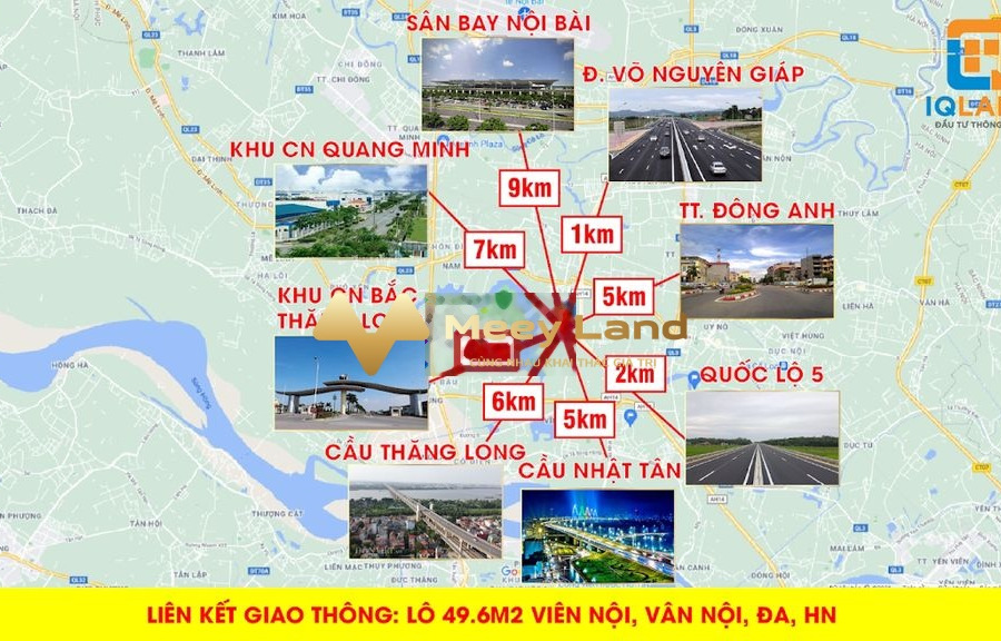 Vị trí đẹp nằm ngay Đường Vân Nội, Hà Nội bán đất giá bán cực rẻ 1.29 tỷ diện tích tổng là 49 m2-01