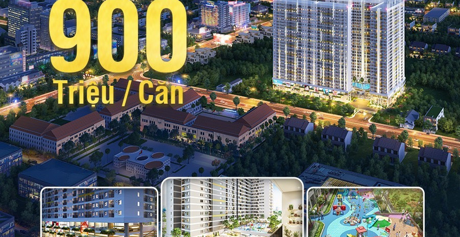 Căn hộ hiện đại 2 phòng ngủ thành phố Thuận An, Bình Dương, thiết bị bàn giao cao cấp, giá 1,6 tỷ