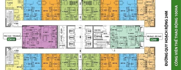 Bán chung cư có diện tích khoảng 83m2 ngay trên Hà Đông, Hà Nội, hướng Tây - Nam, tổng quan ngôi căn hộ này có 3 phòng ngủ 2 WC khu vực tiềm năng-02