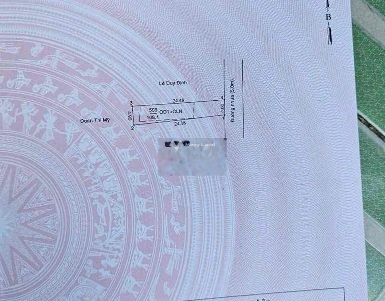 Mặt tiền nằm tại Phú Lợi, Thủ Dầu Một bán đất, giá cơ bản từ 3.7 tỷ, hướng Đông có diện tích thực 108m2-01