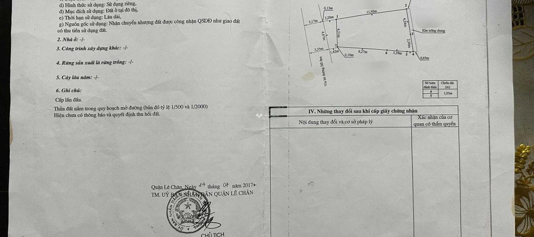 Căn nhà gồm 2 PN bán nhà giá bán đề cử từ 15 tỷ có diện tích chung là 85m2 vị trí thuận lợi nằm tại Hồ Sen, Lê Chân