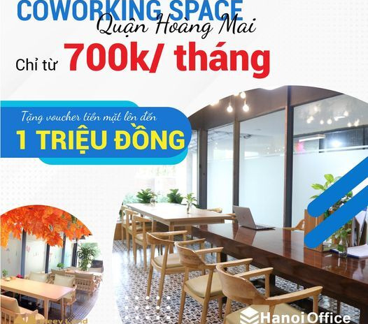 Tại tòa nhà Helios Tower, 75 Tam Trinh, quận Hoàng Mai, Hanoi Office cho thuê chỗ ngồi làm việc chỉ