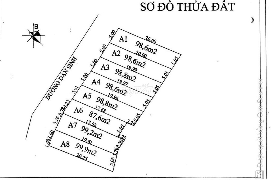 Giá khởi điểm chỉ 460 triệu bán đất với diện tích tiêu chuẩn 99m2 vị trí thuận lợi Tam Quan, Tam Đảo, hướng Đông Bắc-01