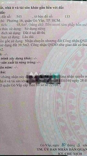 Gò Vấp, Hồ Chí Minh bán đất giá bán đề cử chỉ 4.4 tỷ diện tích chung 48m2-01