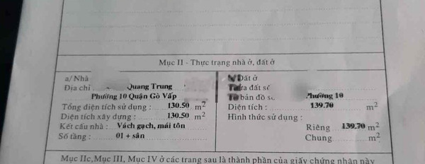 Bán nhà nát 140m2 Quang Trung -03