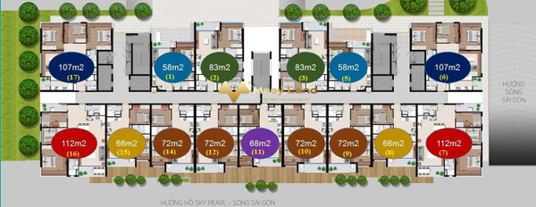 Chung cư 3 phòng ngủ, bán căn hộ vị trí phát triển Hoàng Quốc Việt, Phú Thuận, tổng quan ngôi căn hộ này gồm 3 phòng ngủ, 2 WC hỗ trợ pháp lý-02