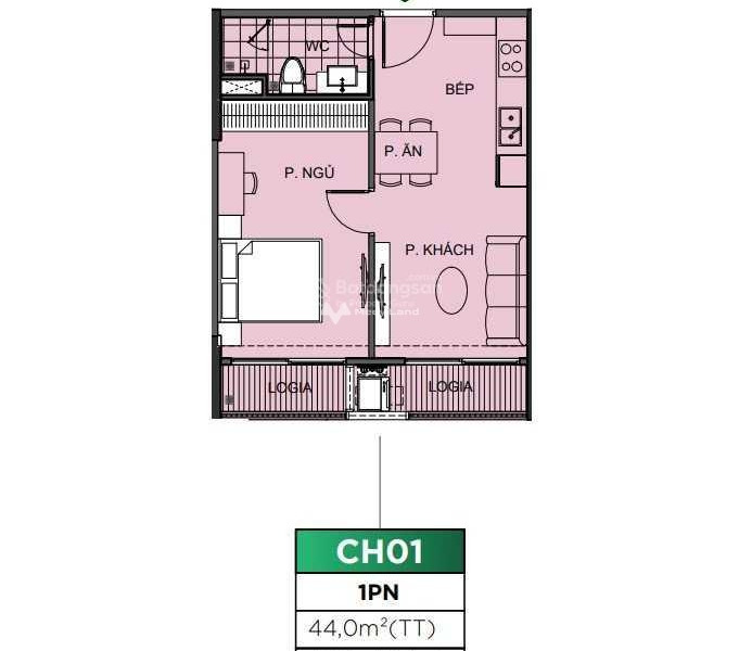 Căn hộ 1 PN, bán căn hộ hướng Tây - Nam vị trí đặt vị trí nằm tại Gia Lâm, Hà Nội, tổng quan trong ngôi căn hộ 1 phòng ngủ, 1 WC gặp để trao đổi-01