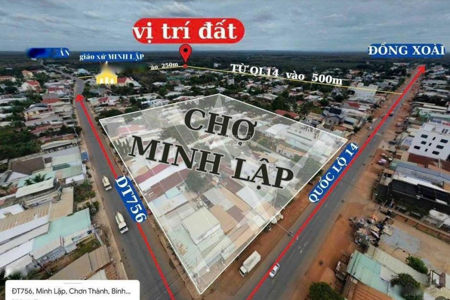 Nằm ngay Minh Lập, Bình Phước bán đất giá siêu rẻ 450 triệu với diện tích là 300m2-01