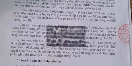 Cái Răng, Cần Thơ 1.5 tỷ bán đất, hướng Tây diện tích gồm 62m2-02