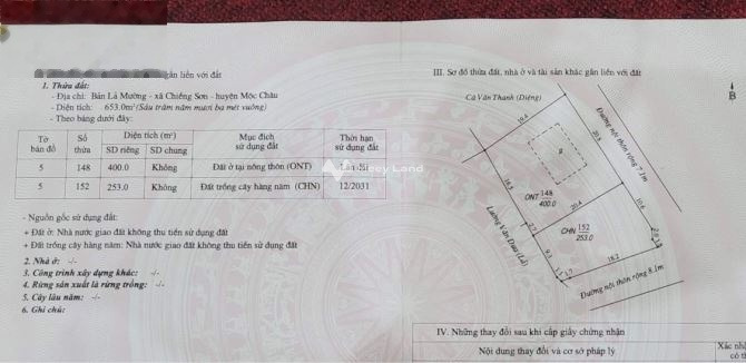 Tọa lạc ngay trên Quốc Lộ 43, Sơn La bán đất giá bán hấp dẫn từ 1.5 tỷ diện tích gồm 653m2, với lộ mặt tiền rộng 5 m-01