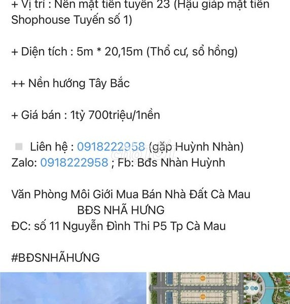 Bán mảnh đất, giá bán đàm phán 1.7 tỷ diện tích chung là 100m2-01