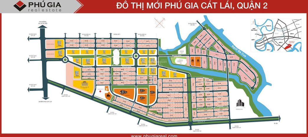 Cát Lái Invesco Nguyễn Thị Định, Cát Lái bán đất giá bán hữu nghị từ 8.64 tỷ diện tích thực như trên hình 120m2