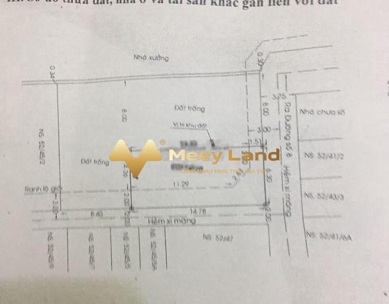 Tọa lạc tại Phường Bình Hưng Hòa, Hồ Chí Minh bán đất, giá bán hữu nghị 4.5 tỷ diện tích như sau 93 m2-01