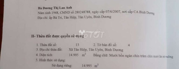 Bán đất 52 tỷ Tân Hiệp, Tân Uyên có diện tích khoảng 14995m2-02