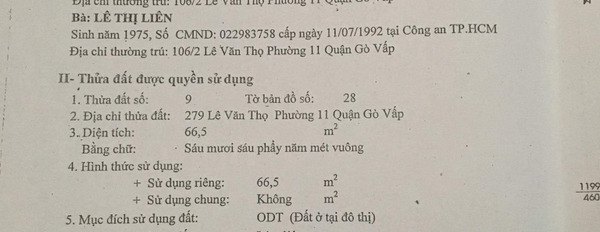 Nhà mặt tiền Lê Văn Thọ 76m2 quận Gò Vấp, giá bán 11 tỷ-02