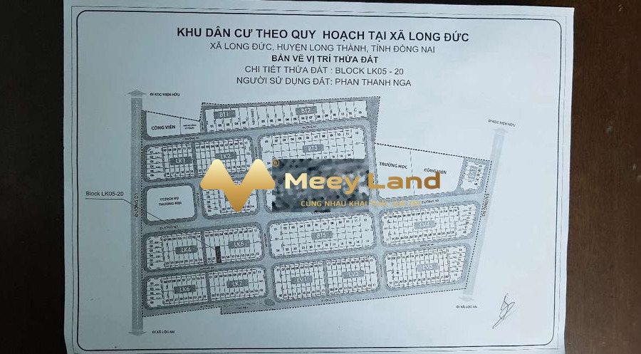 Bán đất có diện tích 126m2 Long Đức, Xã Long Đức cực kì sang trọng-01