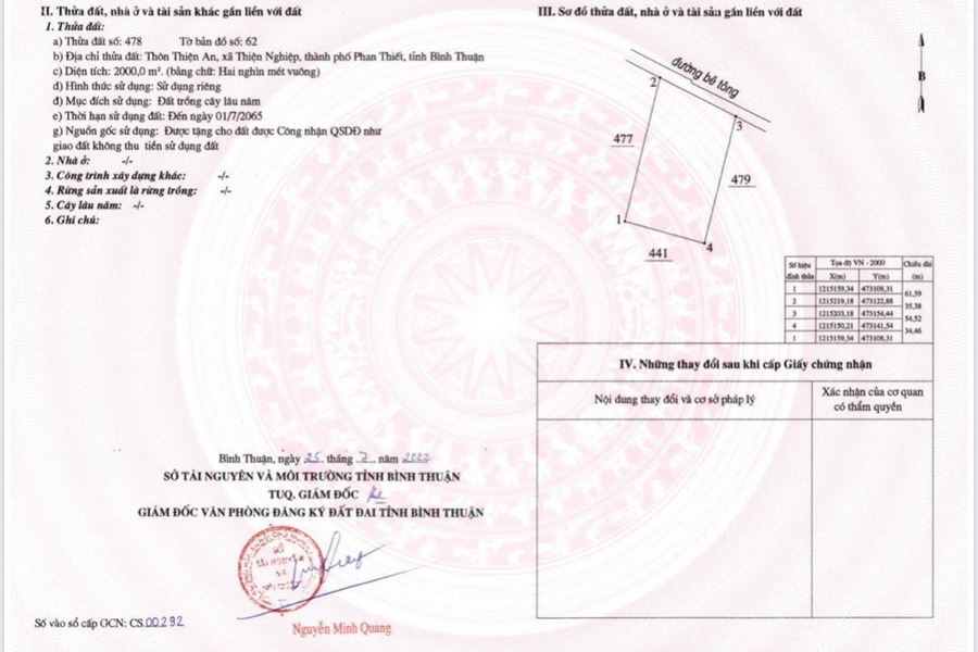 Bán đất 5 tỷ Phan Thiết, Bình Thuận diện tích tiêu chuẩn 2000m2-01