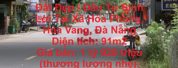 Bán Lô Đất Đẹp - Đầu Tư Sinh Lời Tại Xã Hòa Phong, Hòa Vang, Đà Nẵng -02