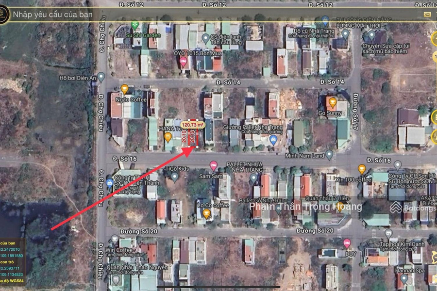 Cắt lỗ bán mảnh đất, 120m2 giá bán siêu mềm chỉ 2.76 tỷ vị trí đẹp tọa lạc gần Diên Khánh, Khánh Hòa, hướng Nam trao đổi trực tiếp-01