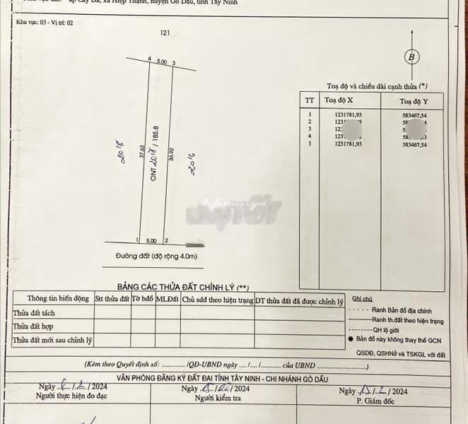 Nằm trong mức 385 triệu bán đất diện tích khoảng 185m2 vị trí đẹp tọa lạc gần Đường Số 19, Gò Dầu-01