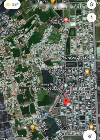 Vị trí mặt tiền tọa lạc ở Phú Tân, Bình Dương bán đất, giá bán đề xuất 2.75 tỷ, hướng Đông Nam diện tích thực là 150m2