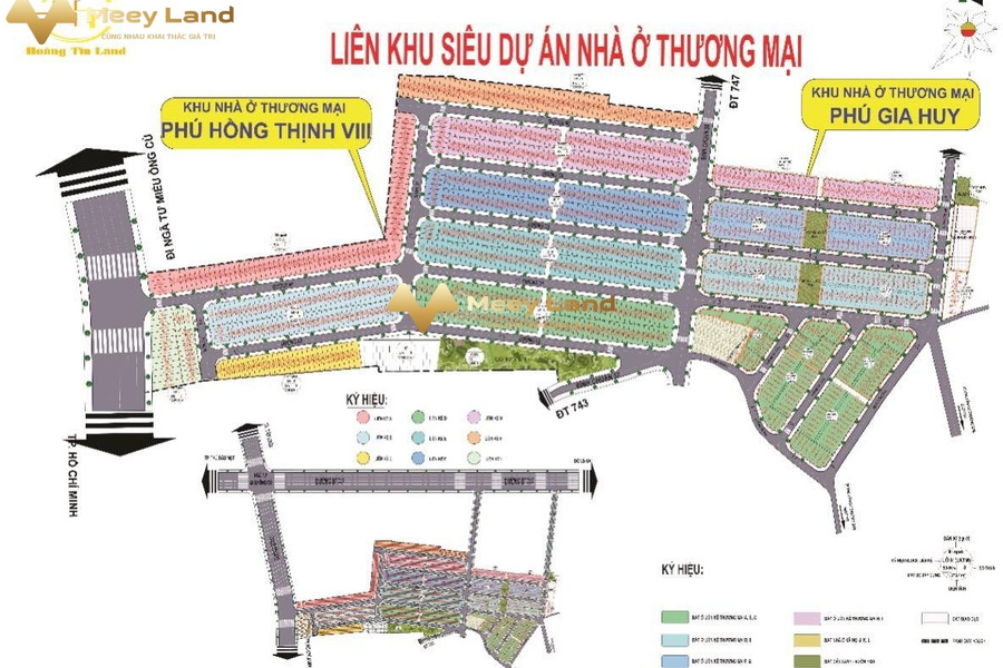 Mặt tiền tọa lạc ngay tại Đường ĐT 743, Thị Xã Thuận An bán đất, giá cực ưu đãi 2.03 tỷ, hướng Nam diện tích 78m2-01