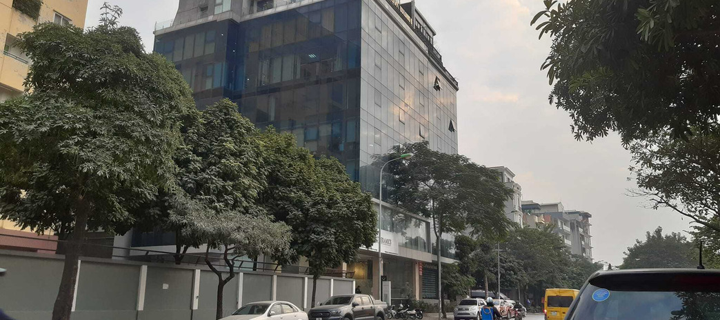 Bán tòa building mặt phố Thanh Liệt, Thanh Trì, 320m2 x 9 tầng thang máy, mặt tiền 15m