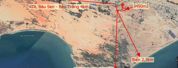 Đất biển Bình Thuận, quy hoạch thổ, 2 mặt tiền dự phóng 30m, ra biển 2km-02