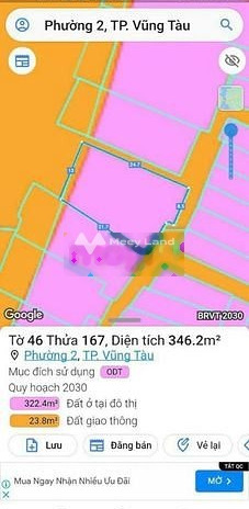 Với diện tích thực 346m2 bán đất giá hạt dẻ 37 tỷ