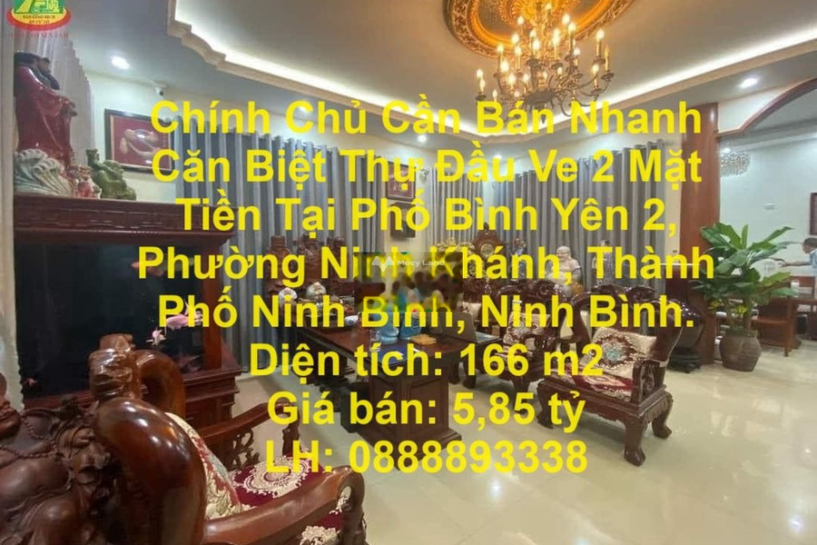 Bán Căn Biệt Thự Đầu Ve 2 Mặt Tiền Tại Phường Ninh Khánh,TP Ninh Bình. -01