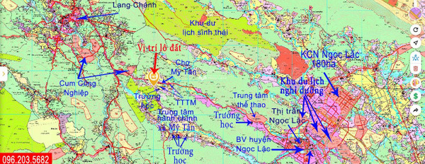 Mỹ Tân, Ngọc Lặc bán đất giá đặc biệt từ 300 triệu, hướng Đông - Nam diện tích là 125m2-03