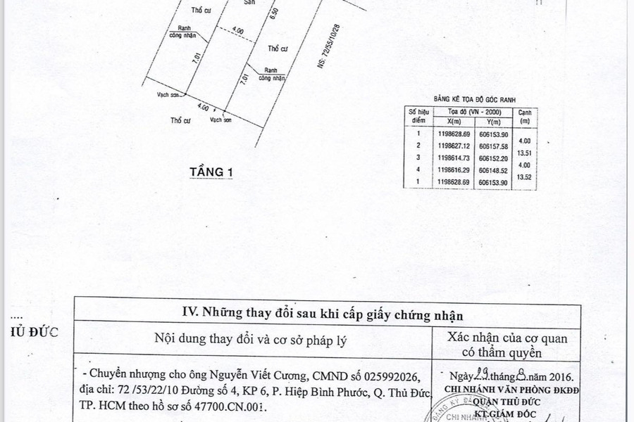 Hướng Đông - Nam, bán nhà diện tích khoảng 54.1m2 vị trí đẹp ở Đường Số 4, Hồ Chí Minh bán ngay với giá rẻ 5.8 tỷ trong nhà nhìn chung có 5 PN, 3 WC-01