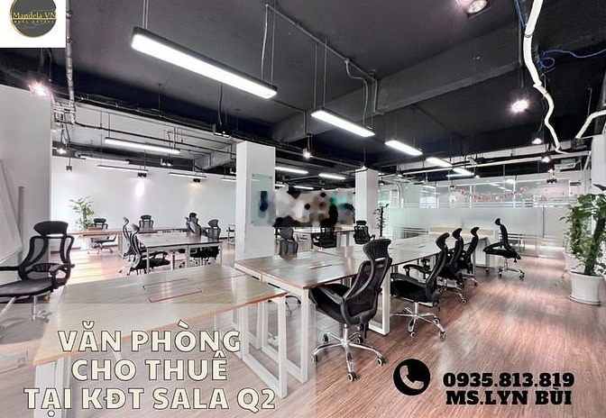 Cho thuê văn phòng 280m2 giá 125 triệu/tháng tại KĐT Sala Quận 2 