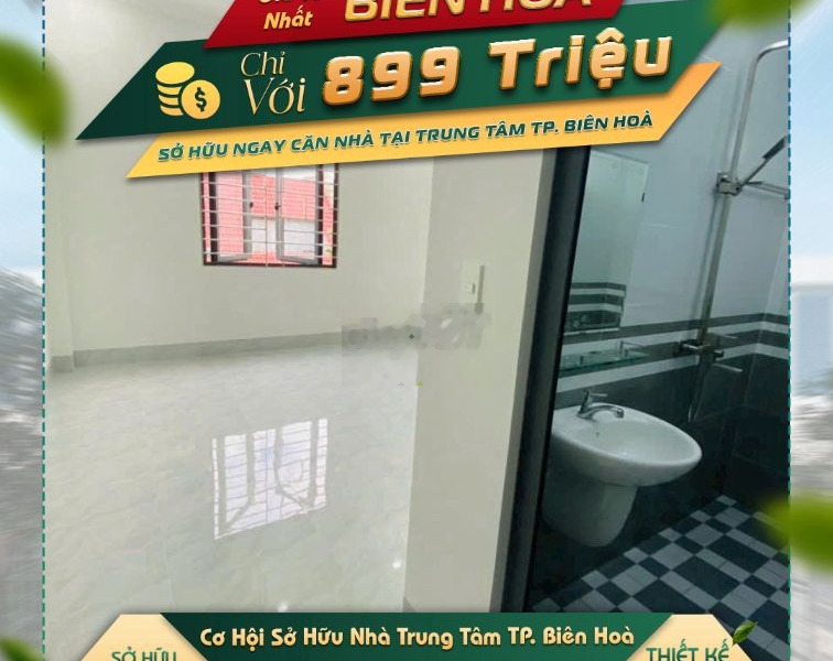 Chỉ cần 899 tr để sở hữu căn nhà 1 trệt 1 lầu gần Cầu Đồng Nai -01