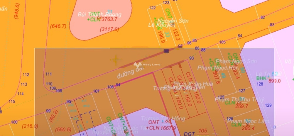 5.6 tỷ bán đất diện tích gồm 1100m2 vị trí đặt vị trí nằm trên Tân Hiệp, Long Thành, hướng Đông - Nam