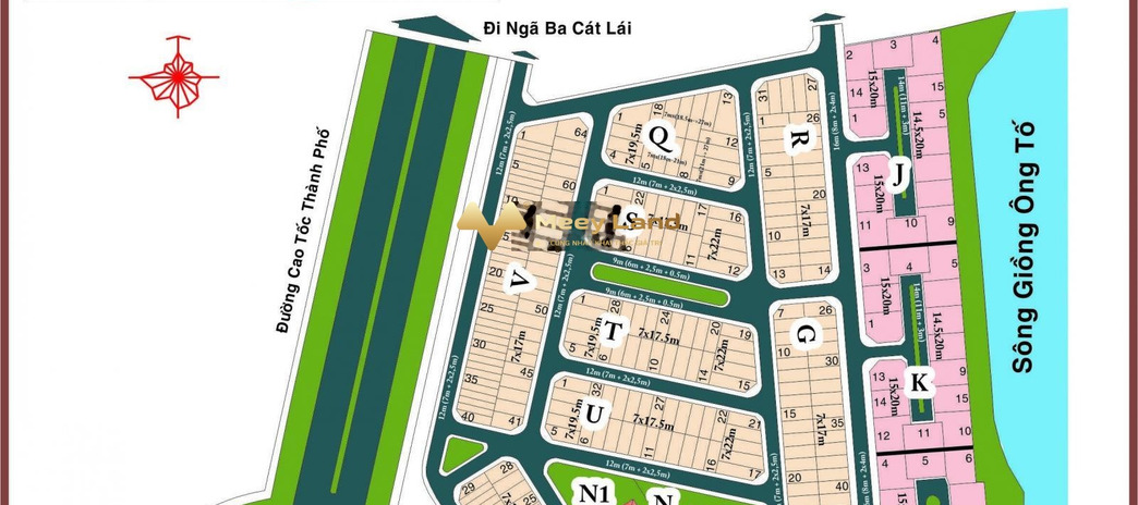 Tọa lạc ở An Phú, Hồ Chí Minh bán đất, giá tốt chỉ 11.6 tỷ, hướng Tây-Bắc dt sàn là 80 m2