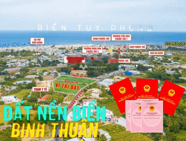 119 triệu bán đất có diện tích khoảng 730m2 vị trí nằm ngay Vĩnh Hảo, Bình Thuận, hướng KXĐ-01