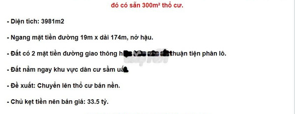 Nằm tại Thống Nhất, Đồng Nai bán đất 33.5 tỷ có diện tích tổng là 3981m2-03