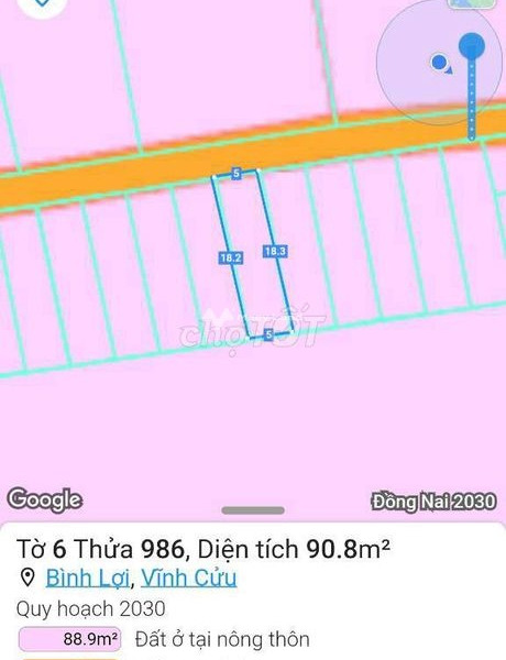 Có diện tích chung là 90m2 bán nhà vị trí thuận lợi ngay tại Vĩnh Cửu, Đồng Nai hướng Tây Bắc căn này gồm có 3 PN 2 WC vị trí thuận lợi-01