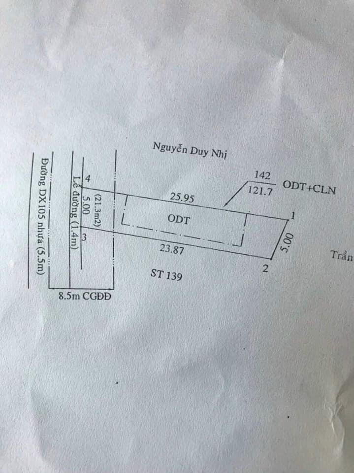 Mua bán đất thành phố thủ dầu một tỉnh bình dương giá 2.1 tỷ-1