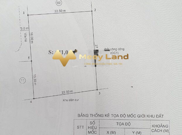 Bán mảnh đất, giá bán siêu rẻ 14.74 tỷ, hướng Tây với dt chuẩn 641 m2