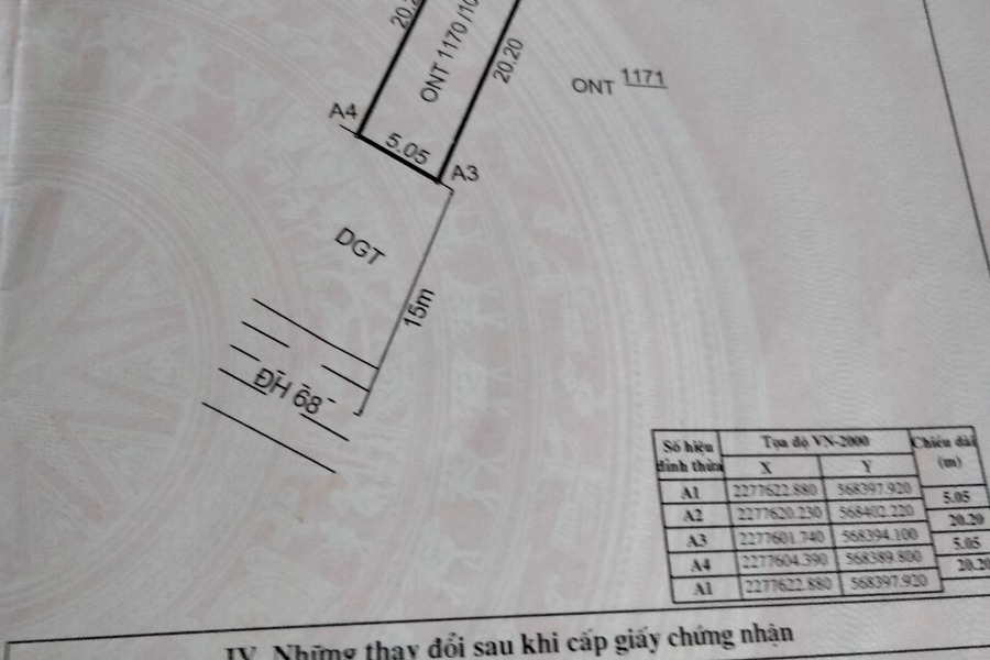 Cần bán lô Hồng An, Hưng Hà, diện tích 100,1m2, mặt tiền 5m-01