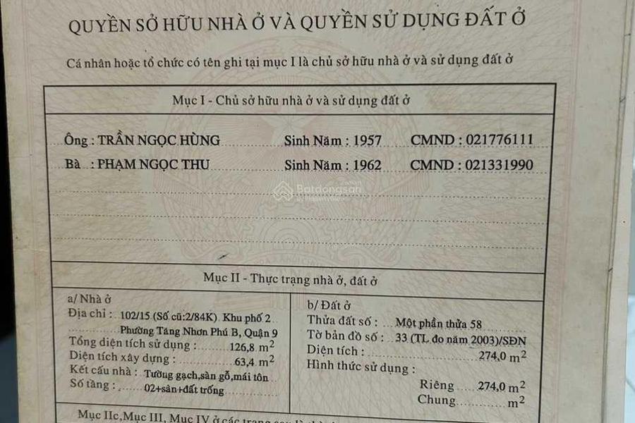 Bán nhà chính chủ 79m2 đường Quang Trung, Q 9 -01