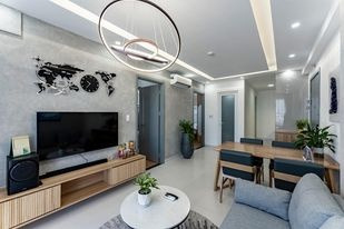 Dự án Conic Riverside, bán căn hộ vị trí mặt tiền ngay ở Quận 8, Hồ Chí Minh diện tích chuẩn là 65m2 tổng quan ở trong ngôi căn hộ Nhà trống-03